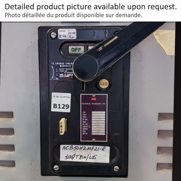 Air Circuit Breaker 50H2 F1600 M/O FIX FPE 21 in