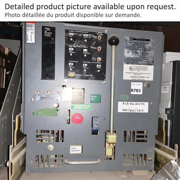 Air Circuit Breaker DSL206 F600 M/O D/O WEST