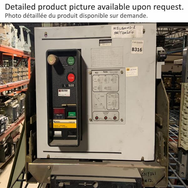 Air Circuit Breaker L1600 F1600 M/O D/O UNELEC