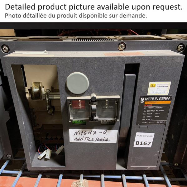 BREAKER M16H2 1600A 600V 3P MERLIN GERIN