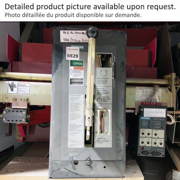 Air Circuit Breaker RL4000 F4000 M/O D/O SIEMENS