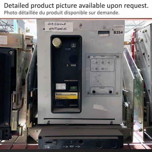 Air Circuit Breaker S1600 F1600 M/O D/O UNELEC