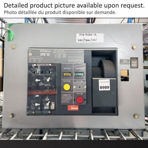 BREAKER SPB50 800A 600V 3P WEST 42KA